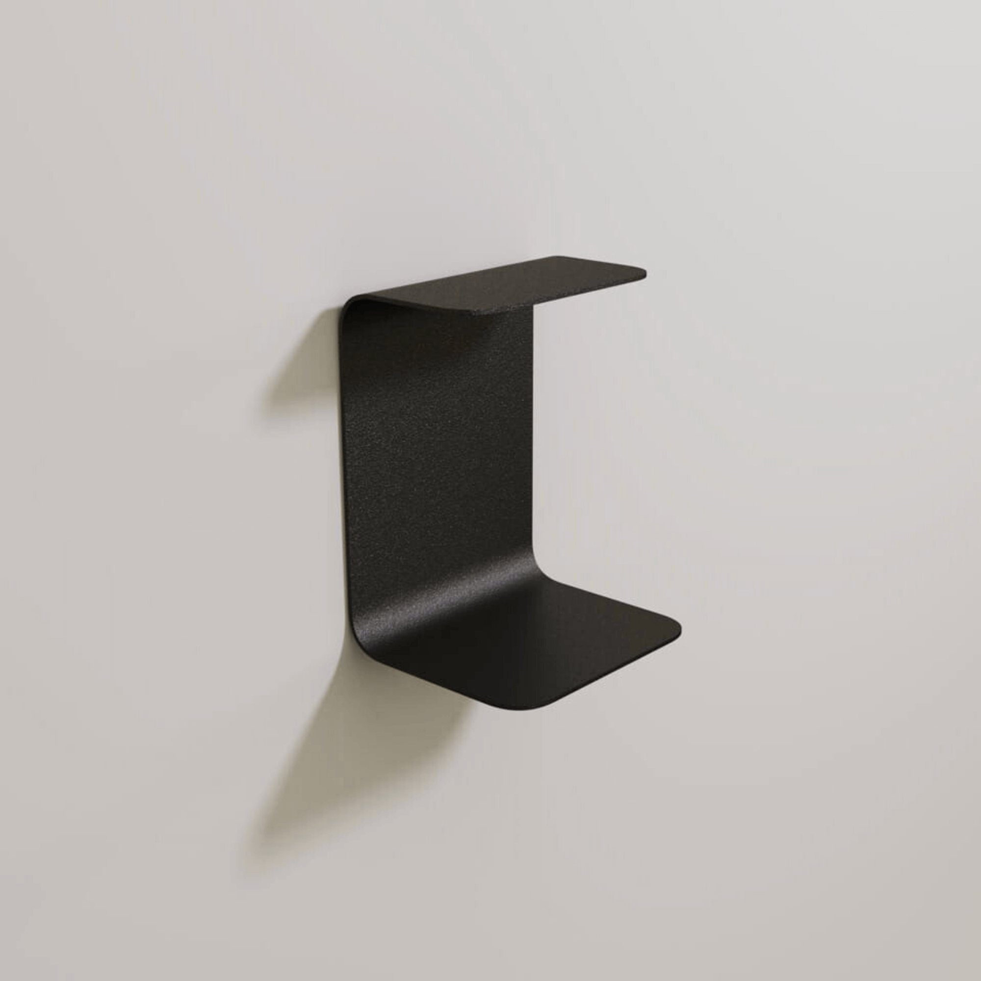 Lofalo BASIC C-Shaped Shelf Asymmetrical Minimalist Metal Shelf