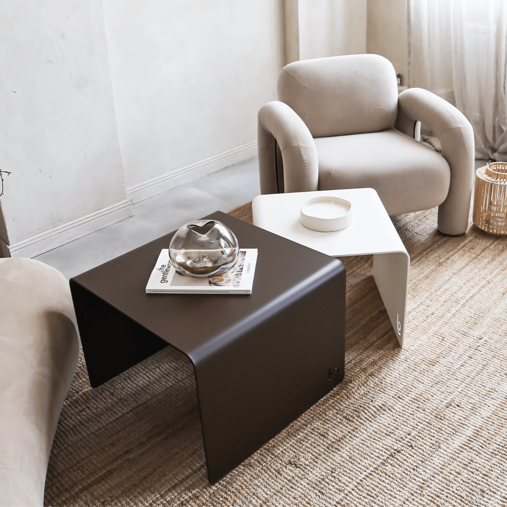 The Lofalo Classic Brown Coffee Table Shop High-end metal designer furniture