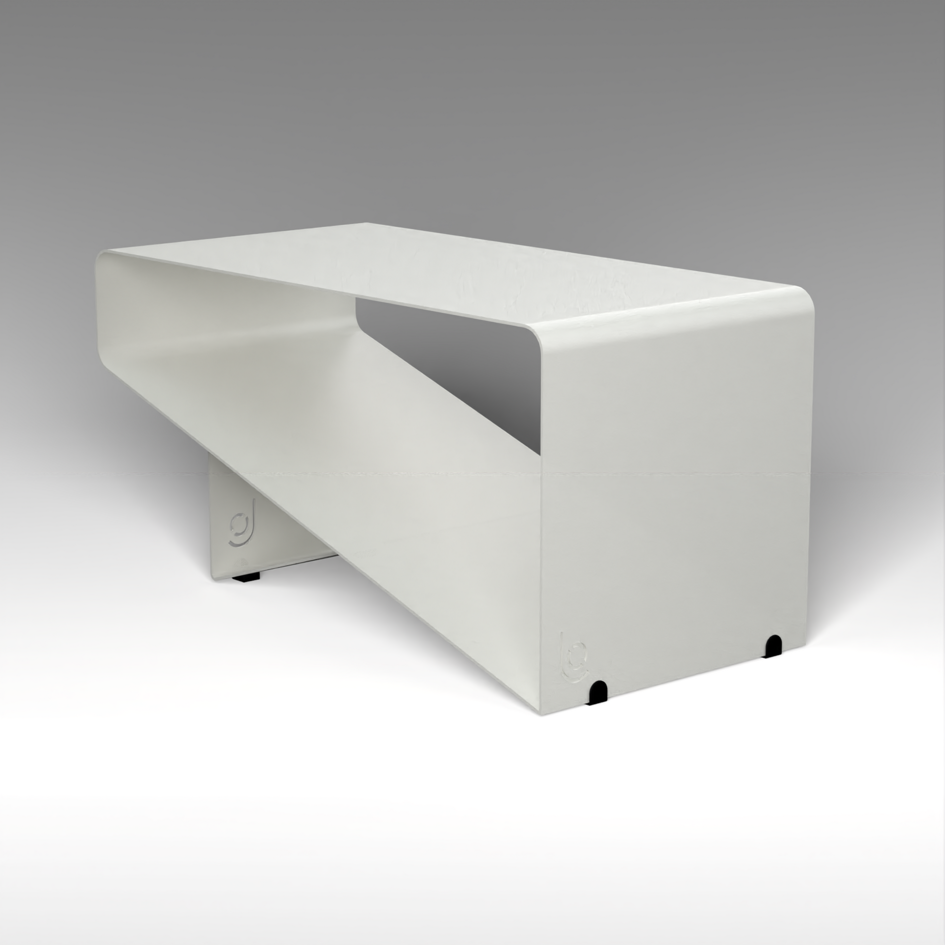 The Lofalo Faceted Metal Accent Table Shop High-end steel designer furniture