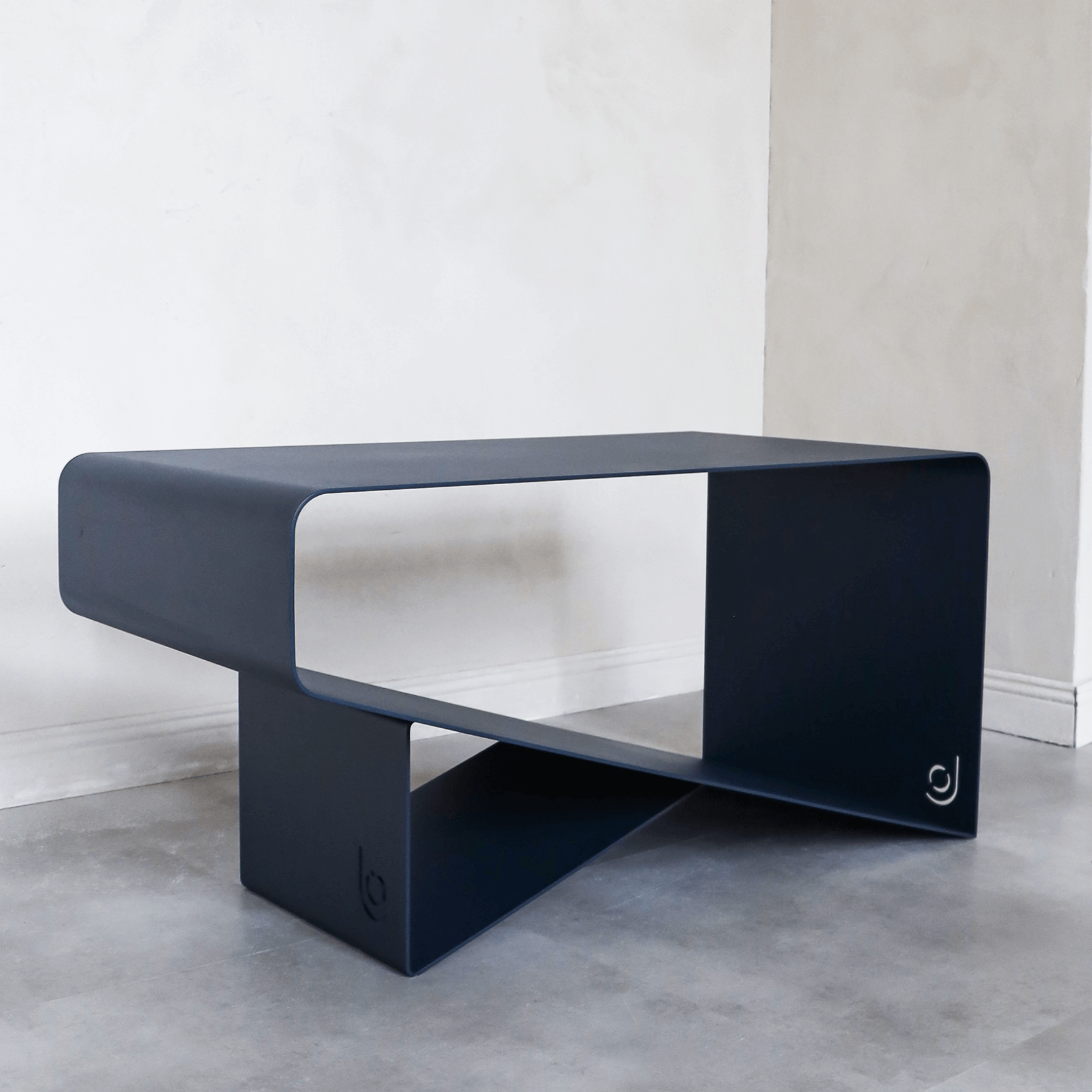 The Lofalo Faceted Metal Accent Table Shop High-end steel designer furniture
