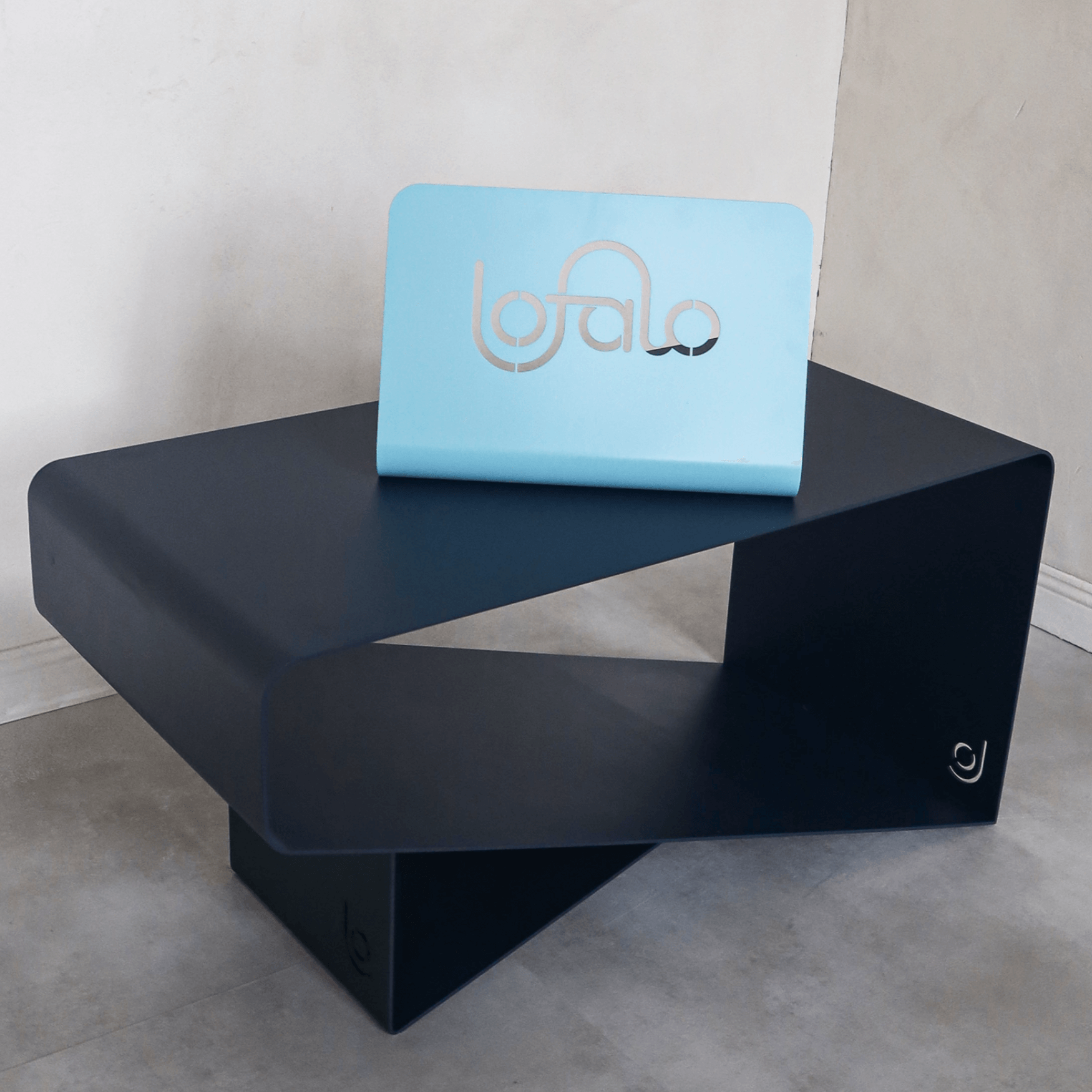 The Lofalo Faceted Metal Accent Table Shop High-end steel designer furniture