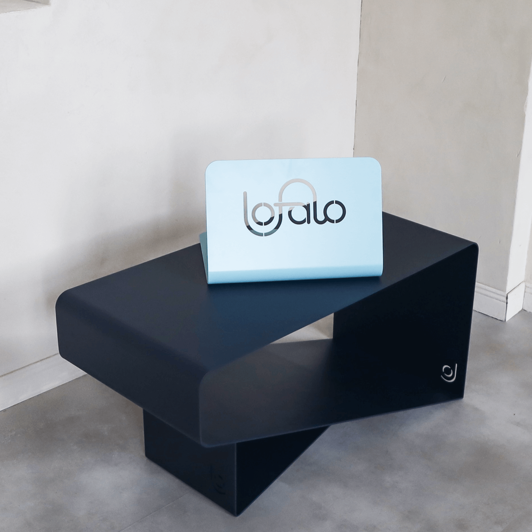 The Lofalo Faceted Metal Accent Table Shop High-end steel designer furniture
