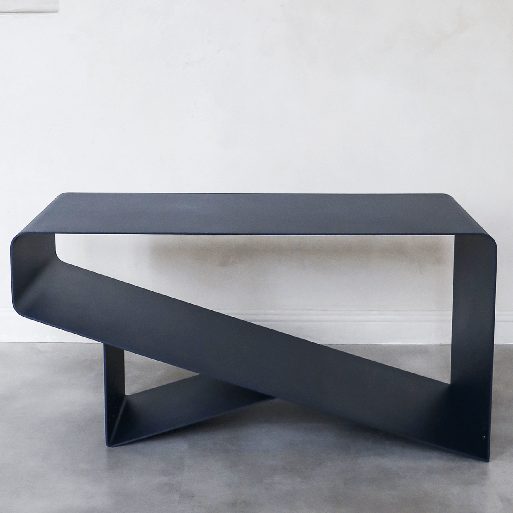 The Lofalo Faceted Metal Accent Table Shop High-end steel designer furniture