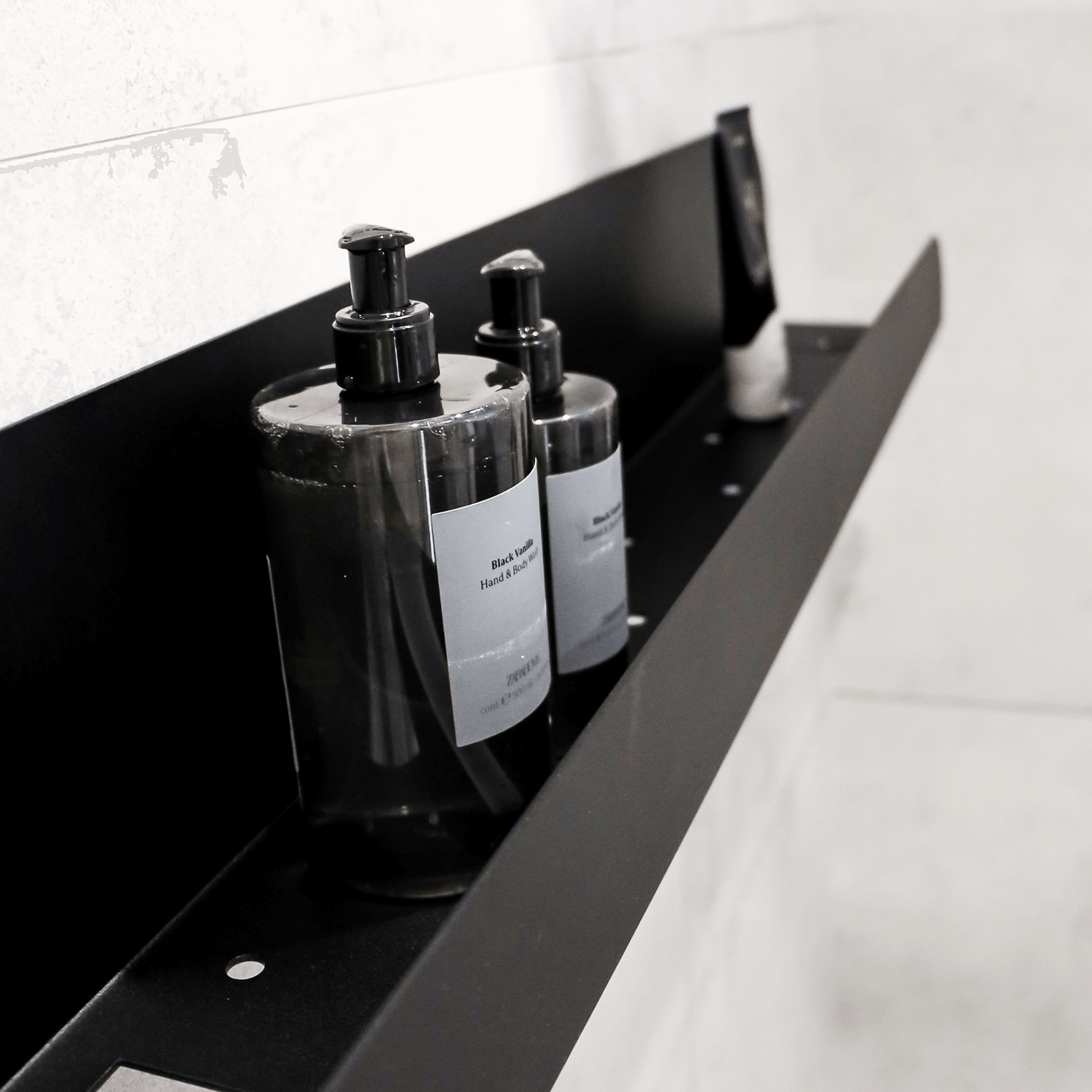 The Lofalo Long Black Metal Bathroom Shelf Shop high end bathroom racks