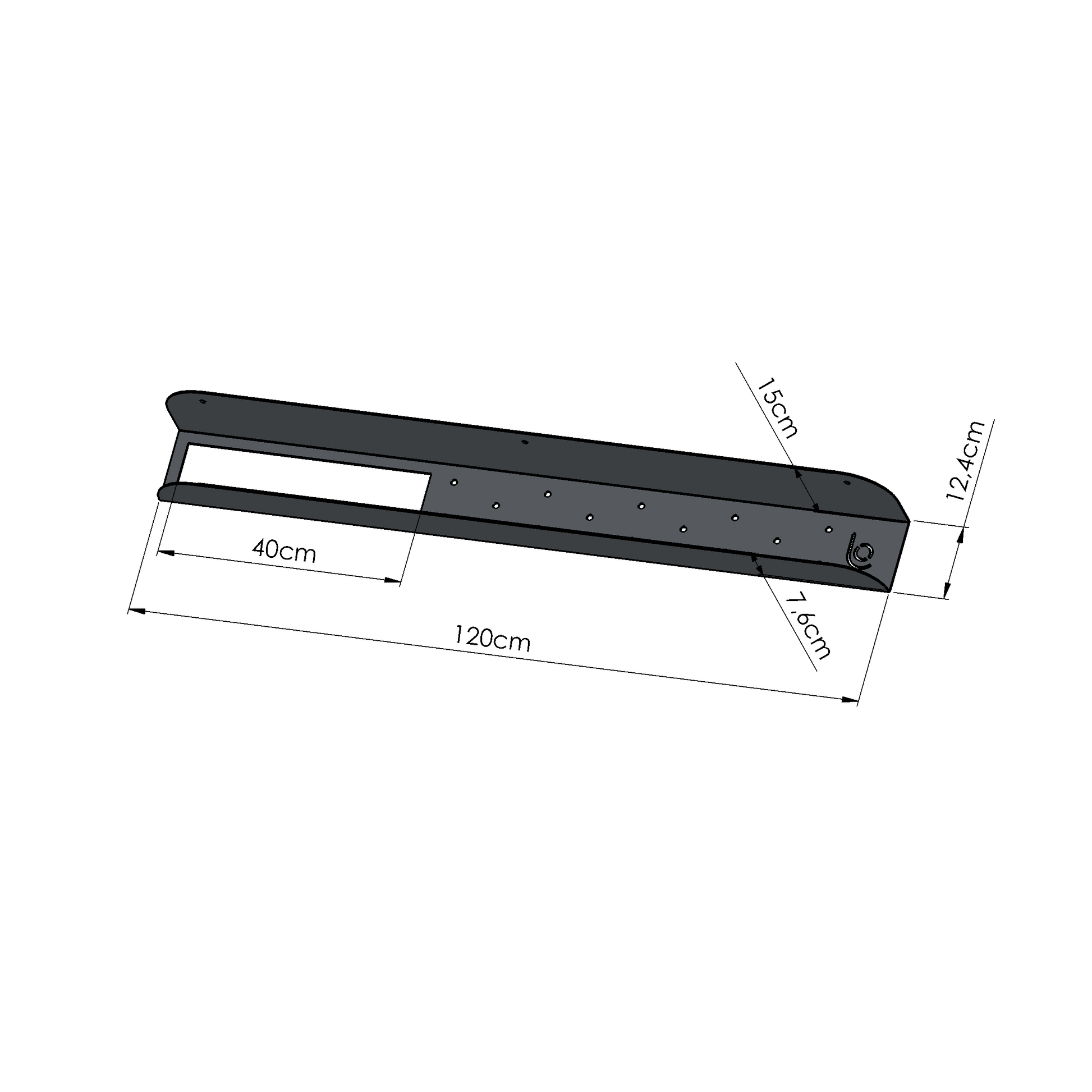 The Lofalo Long Black Metal Bathroom Shelf Shop high end bathroom racks