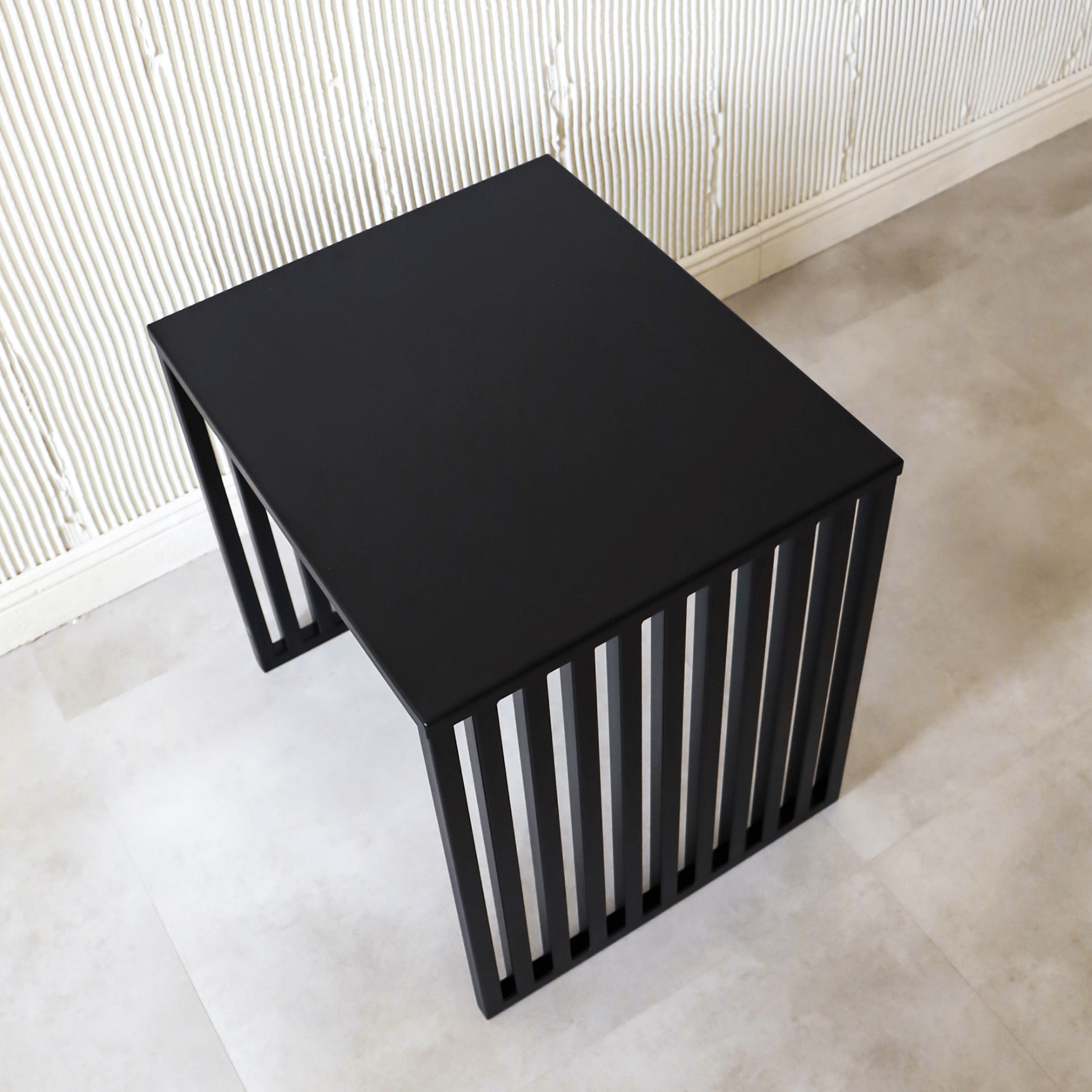Lofalo Minimal Matte Black Coffee Table Shop Modern High-end metal furniture