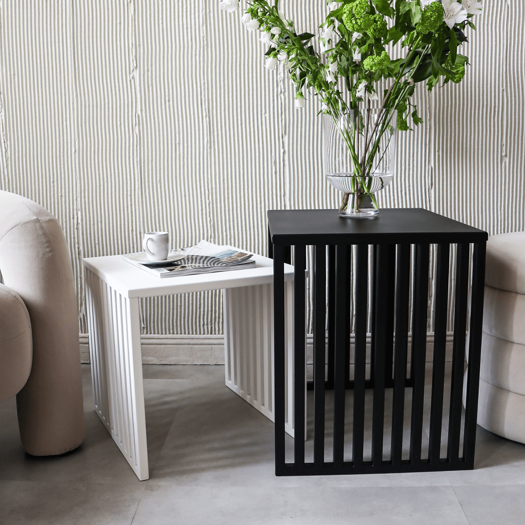 The Lofalo Minimal Matte Black Coffee Table Shop Modern High-end Metal Furniture 