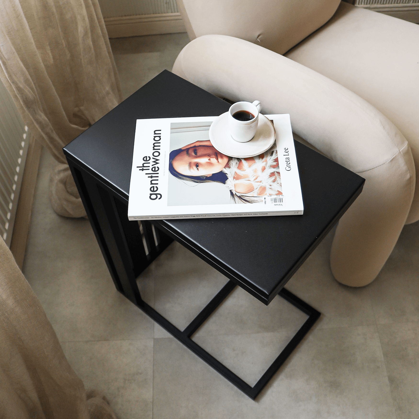 Lofalo Minimal Side Table Shop Ethically Made Steel and Metal Furniture