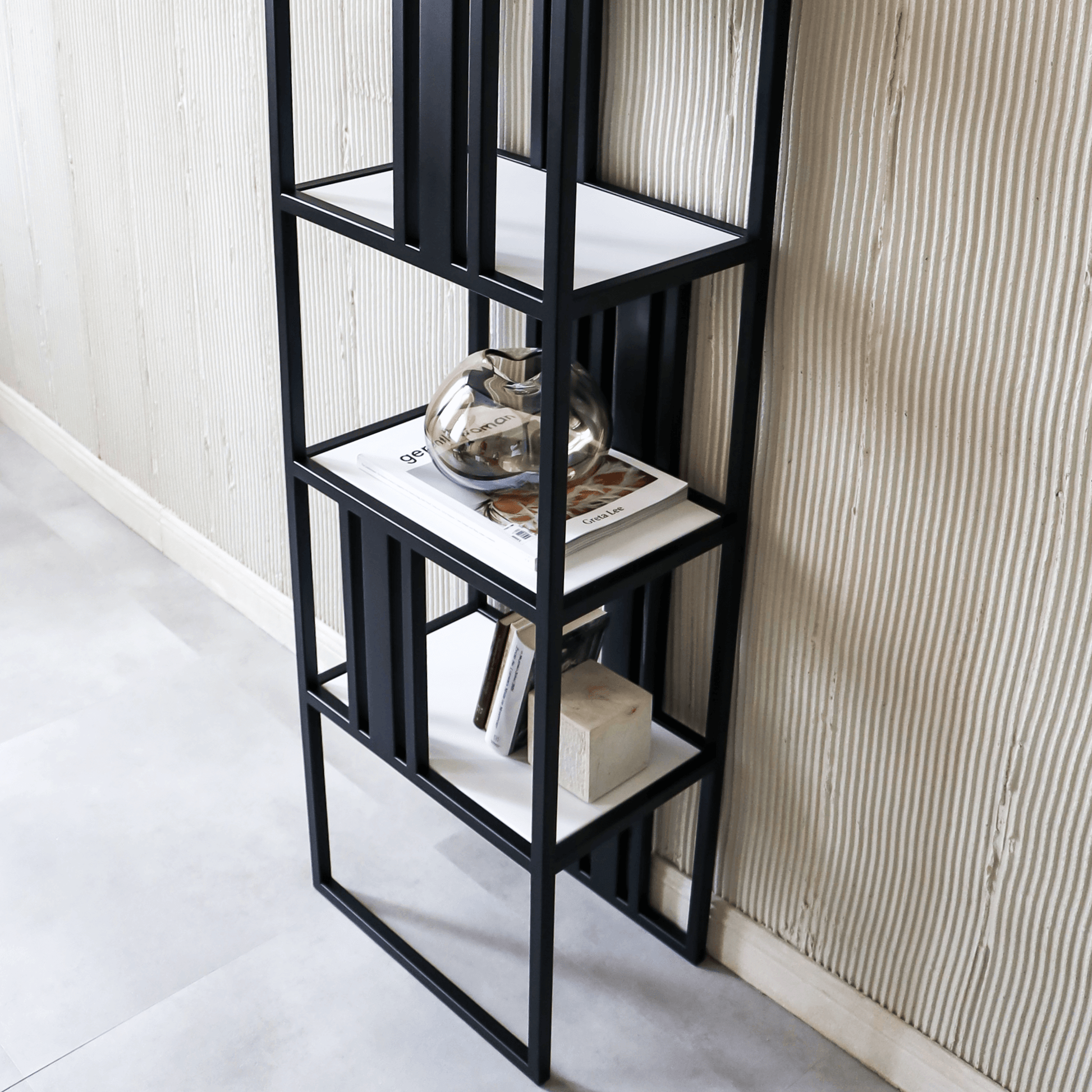 Lofalo Minimalist Metal Bookshelf Shop High-end ethically made steel furniture 