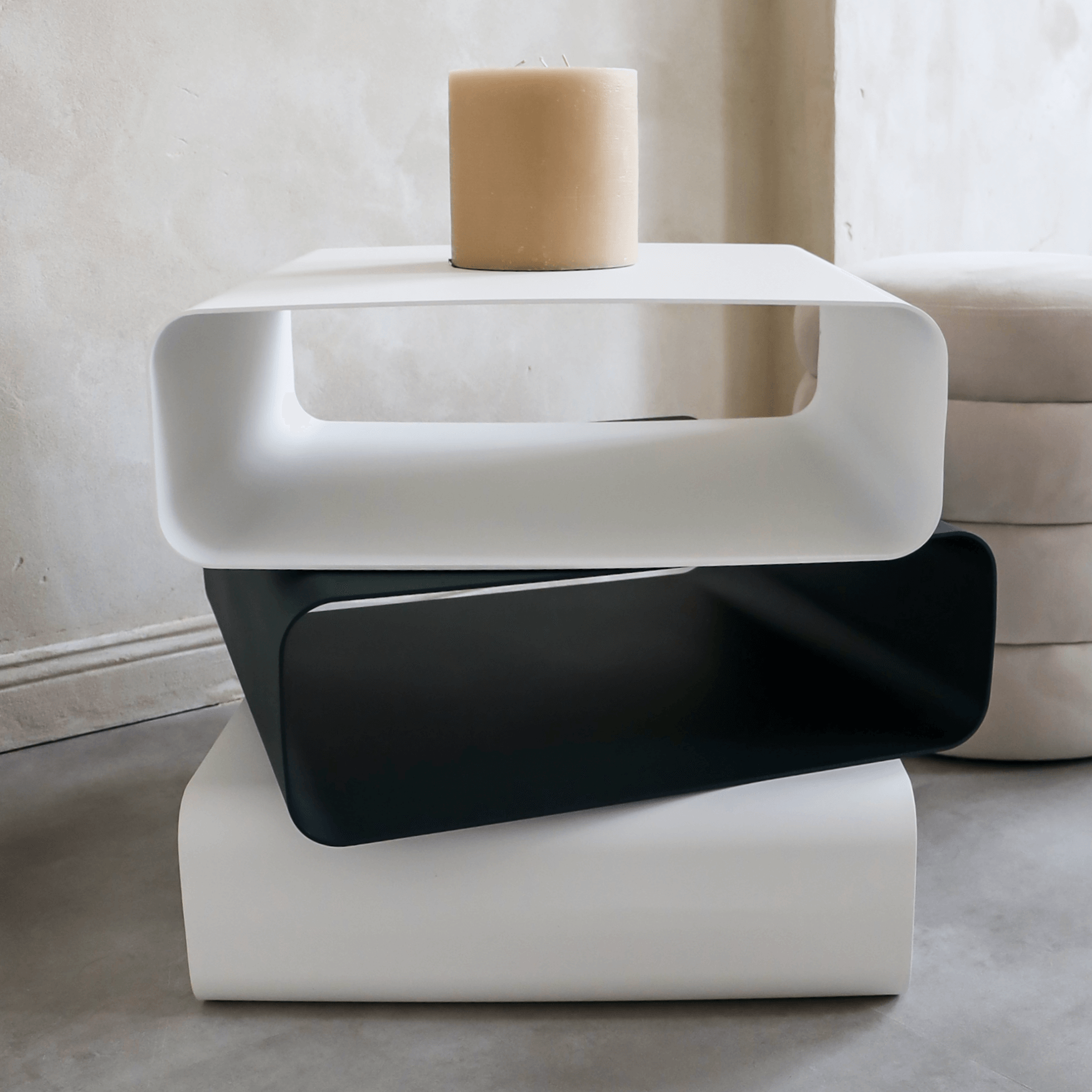 Lofalo Sculptural Table Metal Module Shop High-end steel furniture at LOFALO