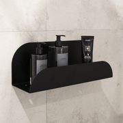 The Lofalo Short Black Metal Bathroom Shelf Shop metal furniture at LOFALO