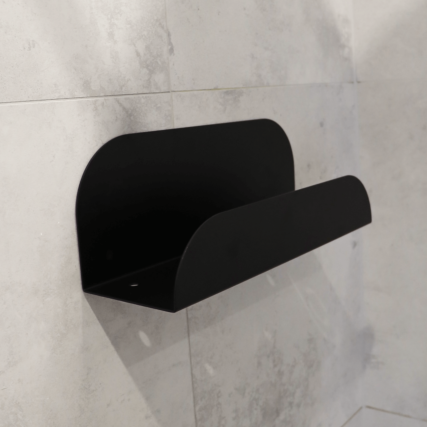 The Lofalo Short Black Metal Bathroom Shelf Shop metal furniture at LOFALO