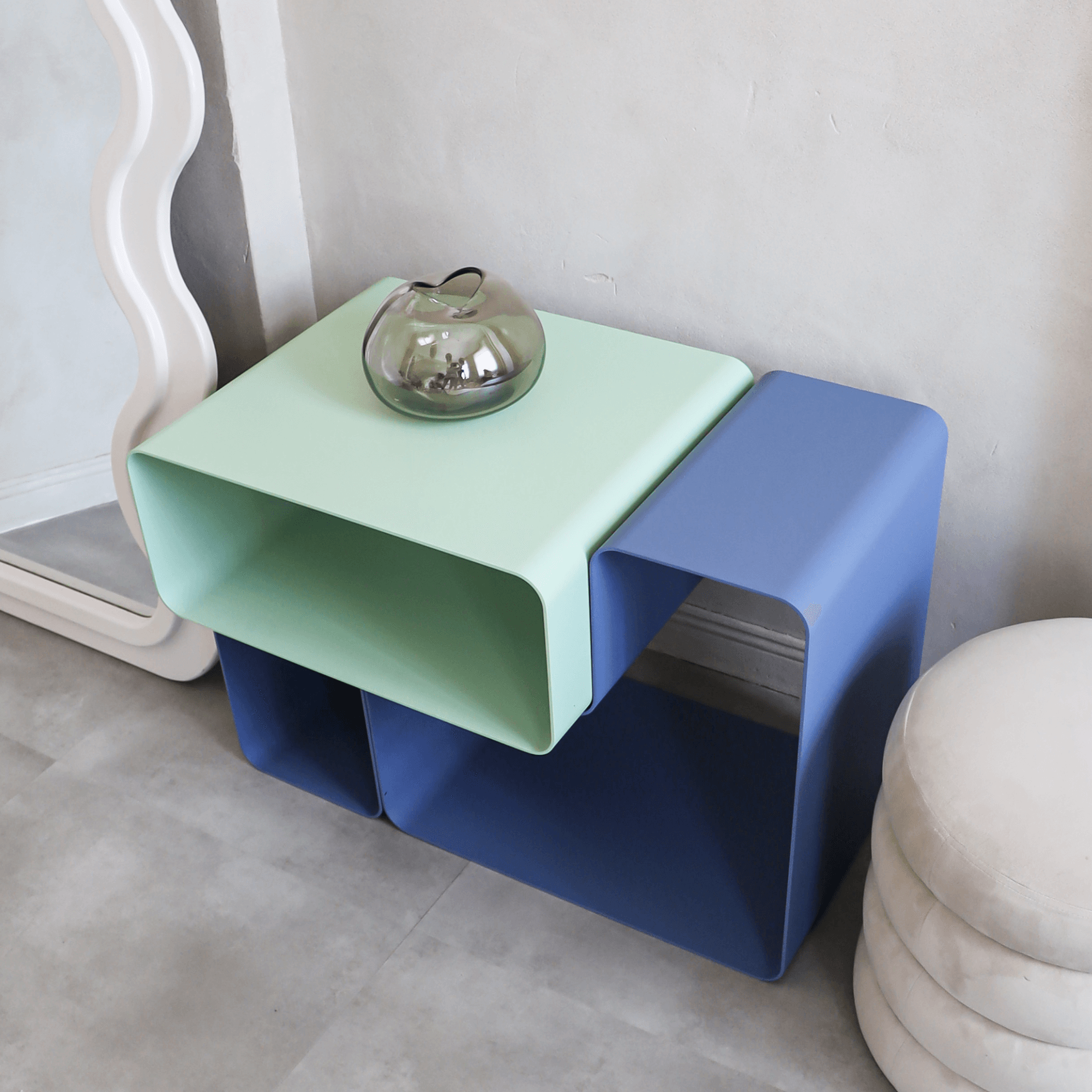 The Lofalo Stacked Metal Module Console Shop High-end designer furniture at LOFALO
