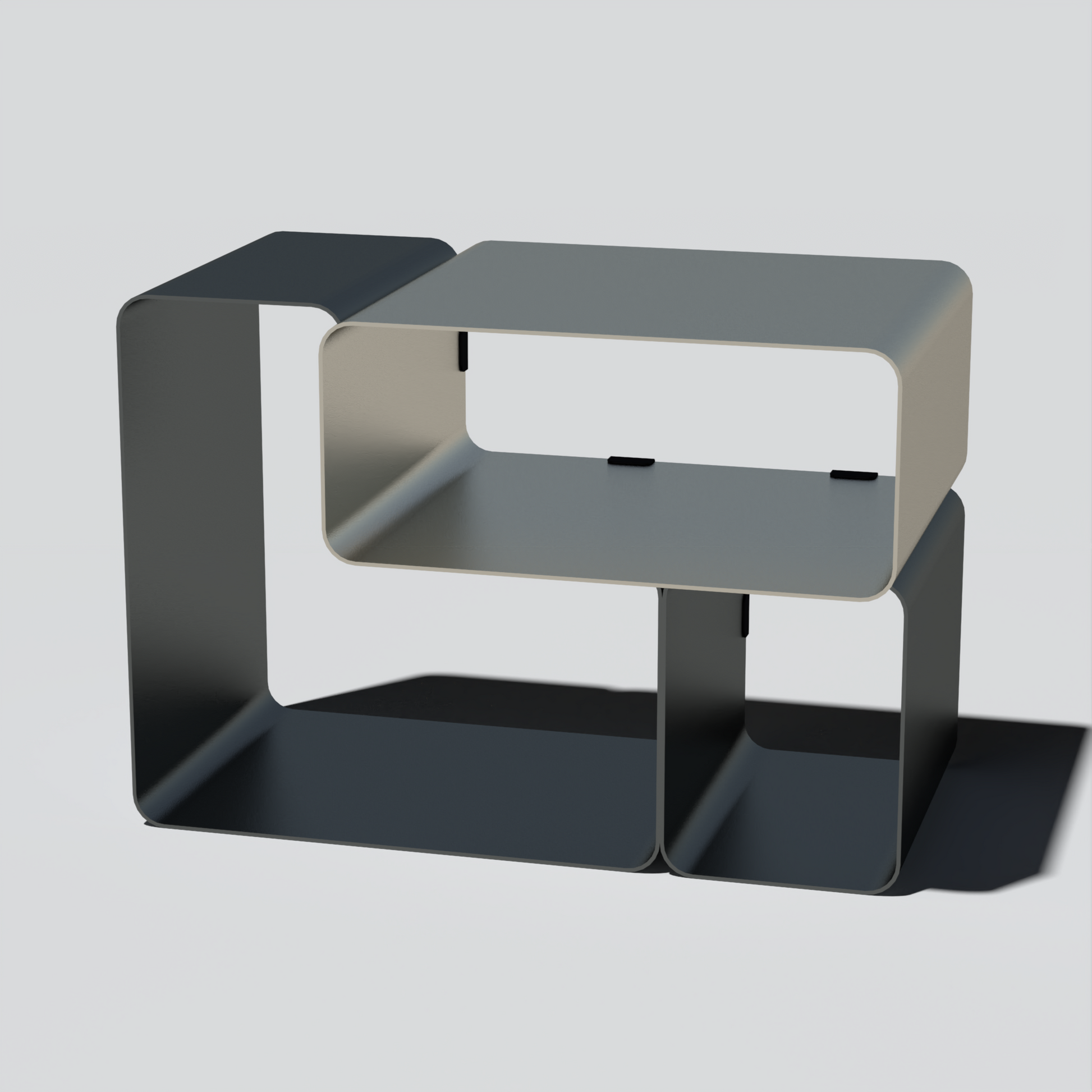 The Lofalo Stacked Metal Module Console Shop High-end designer furniture at LOFALO