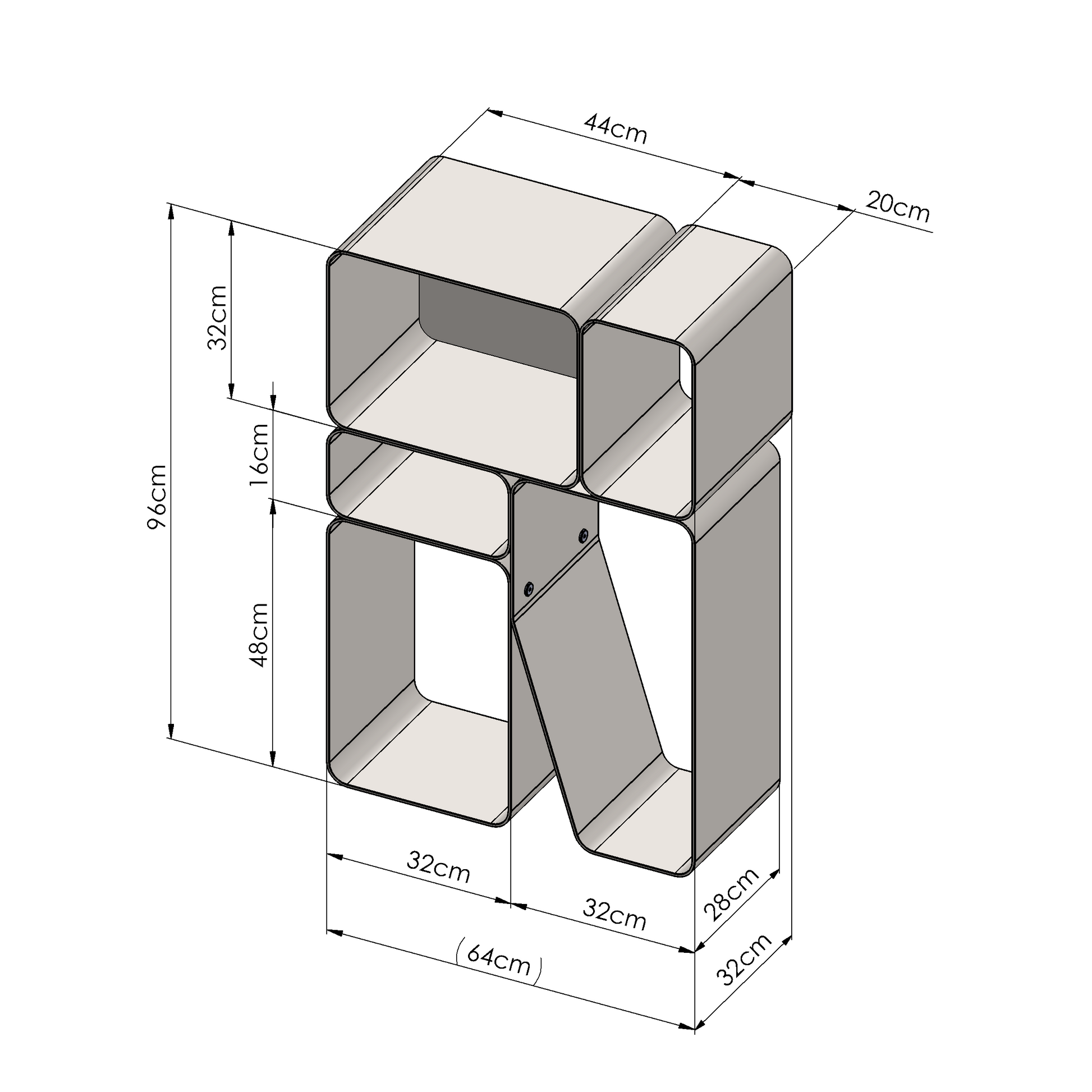 Lofalo Statement Piece Metal Module Shop high-end designer metal furniture at LOFALO