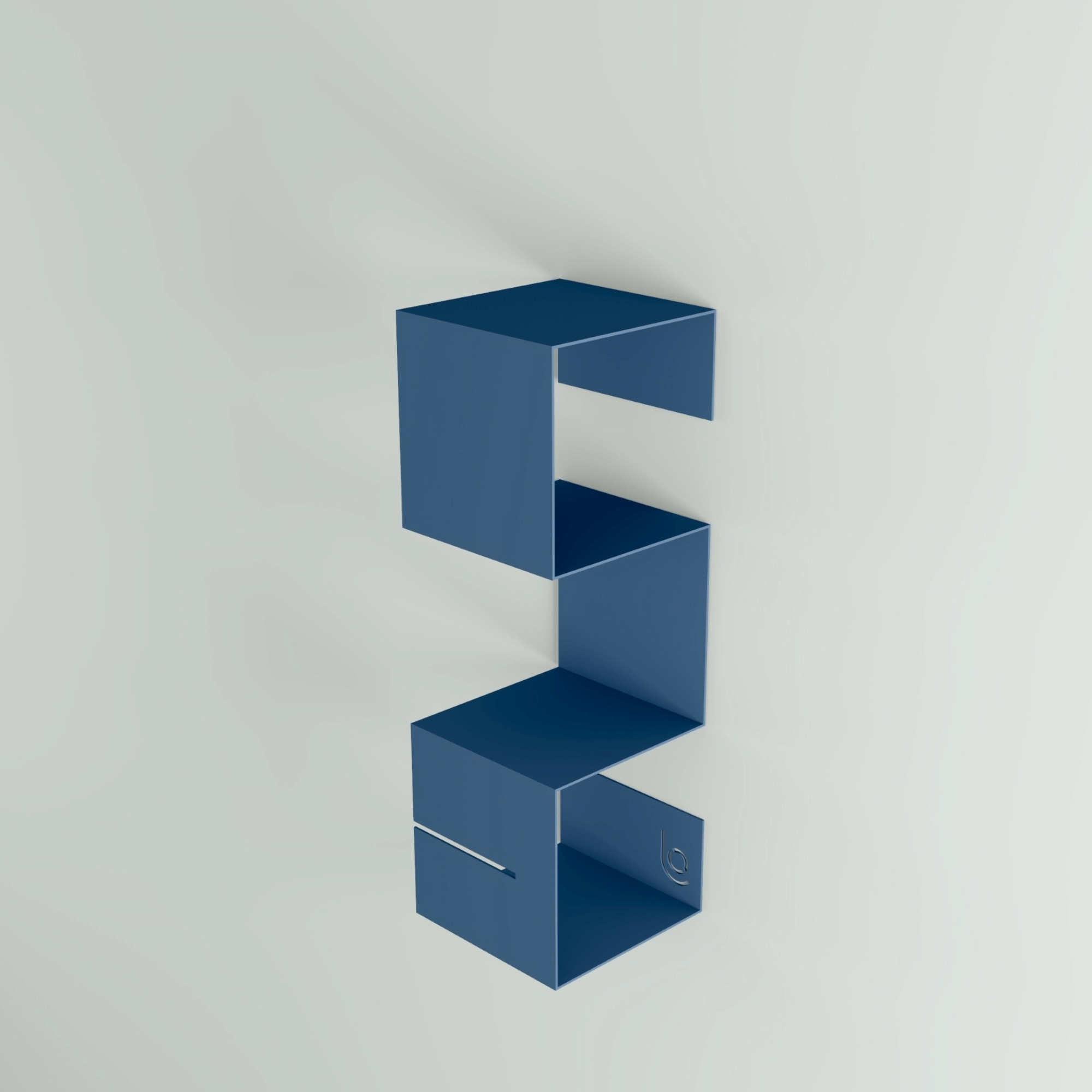 Maxi minimalist metal toilet paper holder by Lofalo