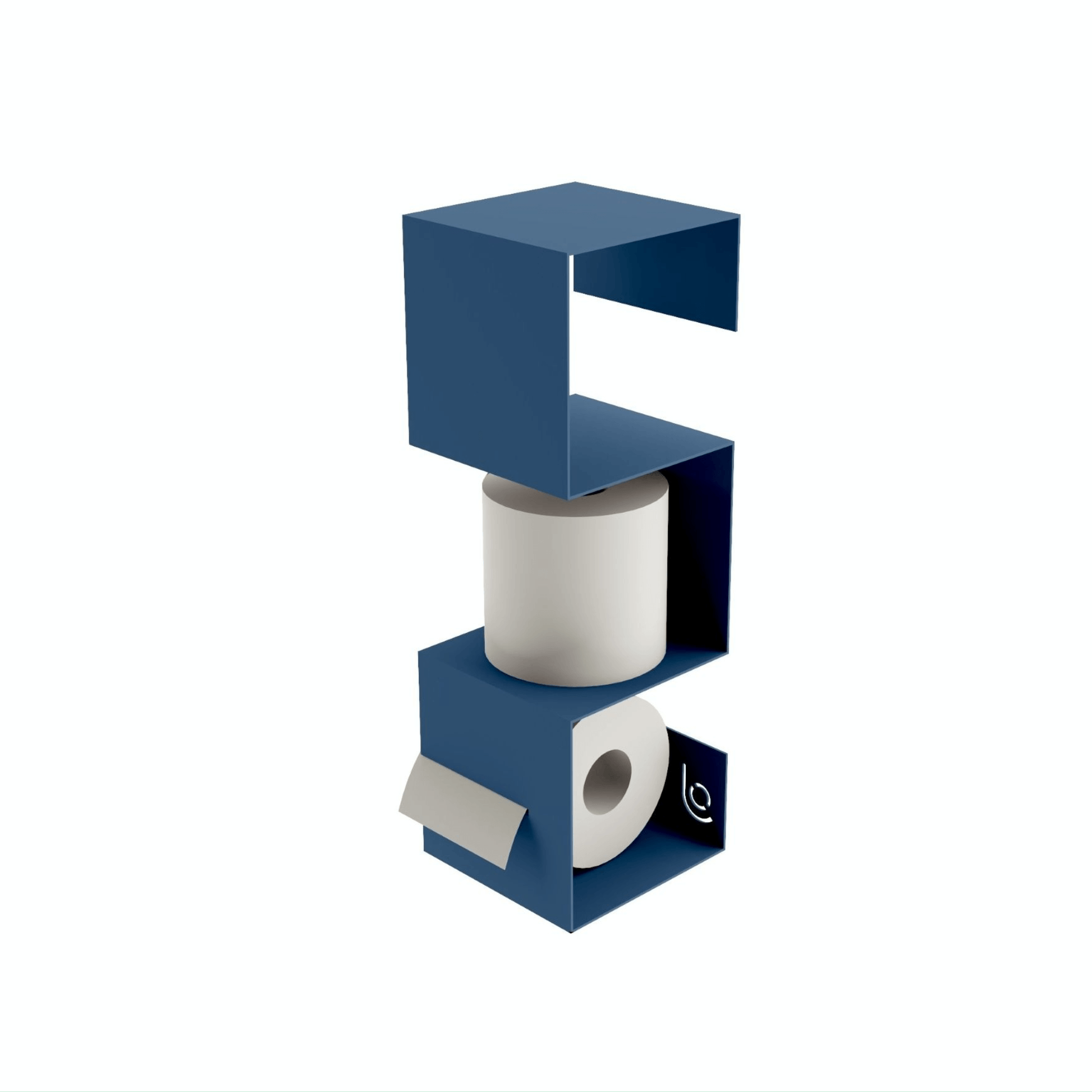 Maxi minimalist metal toilet paper holder by Lofalo