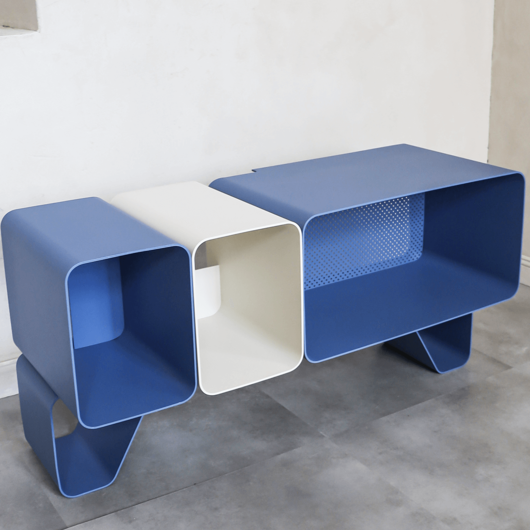 The Lofalo Two-Tone Metal Module Shop high-end designer furniture at LOFALO